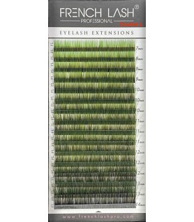 FOREST GREEN LASHES - MIXED SIZES