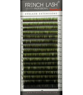FOREST GREEN LASHES - MIXED SIZES