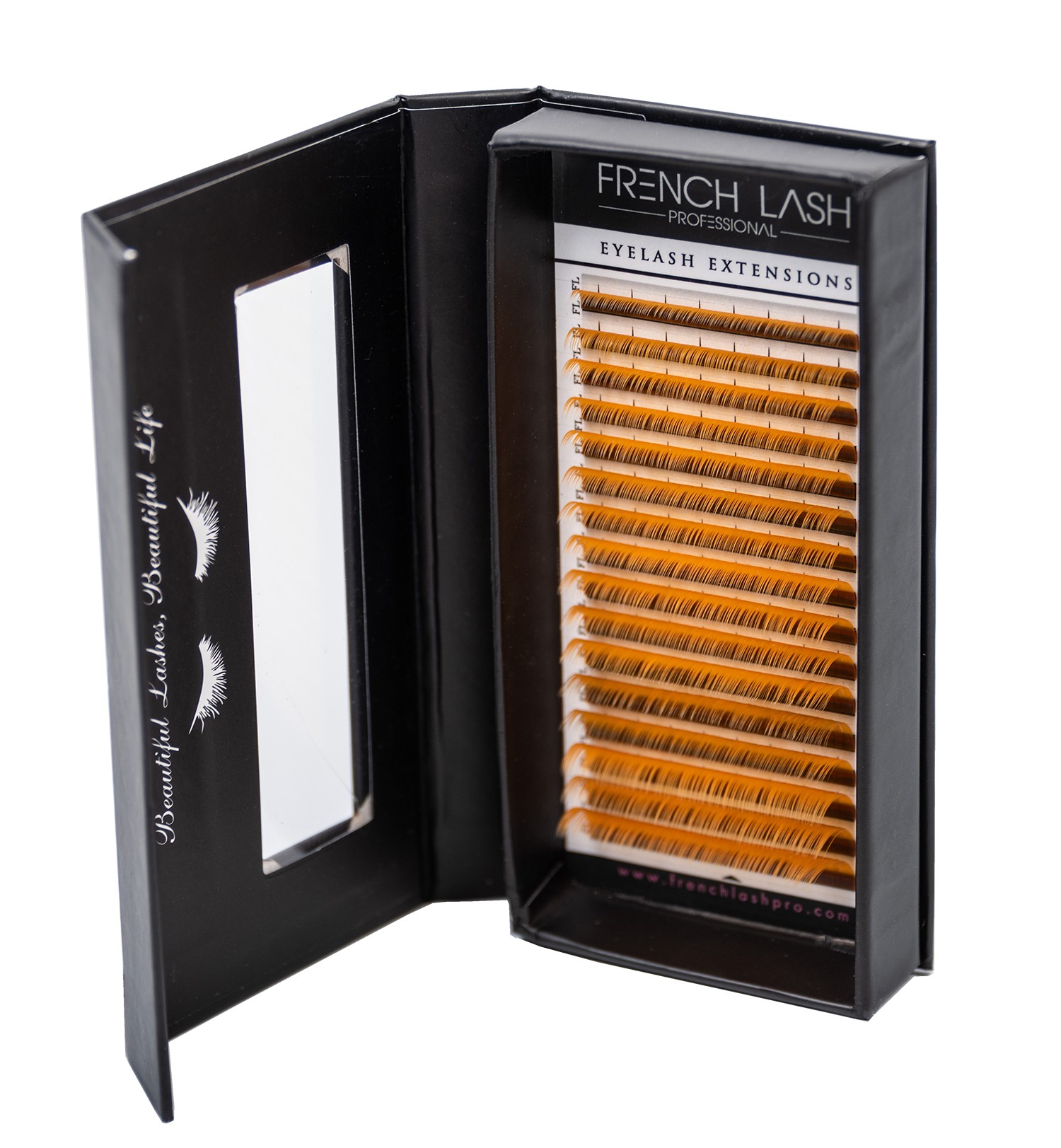 ORANGE LASHES MIXED SIZES